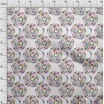 thumbnail image 4 of oneOone Viscose Jersey Light Pink Fabric Abstract Circle Sewing Craft Projects Fabric Prints By Yard 60 Inch Wide, 4 of 4