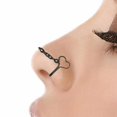 thumbnail image 2 of Stainless Steel Nose Chain: Non Piercing Nostril Chain Nose Jewelry for Women, 2 of 2