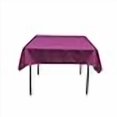 thumbnail image 3 of TCpop52x52-MagentaP81 LA Linen Nappe Carrée en Popeline de Polyester, Magenta - 52 x 52 Po., 3 of 3