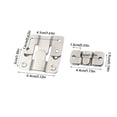 thumbnail image 2 of 1 Pair Large Stainless Steel Interlocking Hooks – Flush Concealed Mount Brackets, Stainless Steel Z Clip Bracket Interlock Hanging Buckle, Mountain Buckle for Picture Display Art, 2 of 8