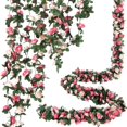 thumbnail image 2 of Rose Vine Flowers Artificial Flower Hanging Rose Home Decor, 2 of 4