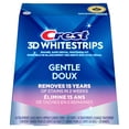 thumbnail image 3 of Crest 3DWhitestrips Gentle At-Home Teeth Whitening Kit, 14 Treatments, Safely Removes 15 Years of Stains, 3 of 18