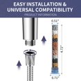 thumbnail image 2 of KAIYING 3 Pack Shower Head Filter Replacement Cartridge, Kdf Shower Head Filter for Hard Water, 12 Stage Showerhead Refill Cartridge, 2 of 7