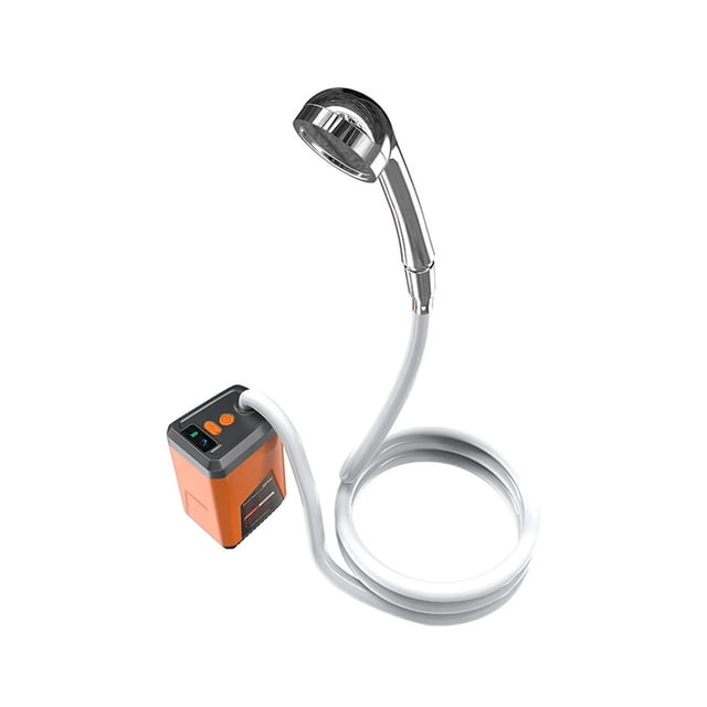 Outdoor Electric Shower Pump Portable Camping Shower Rechargeable Battery Powered Shower Waterproof