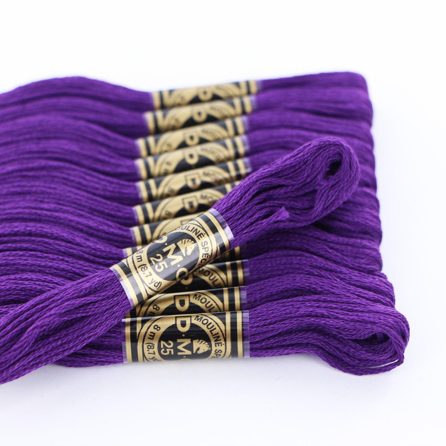 DMC violet coton 6 brins fil à broder écheveau, 8 m (8.7 yd)