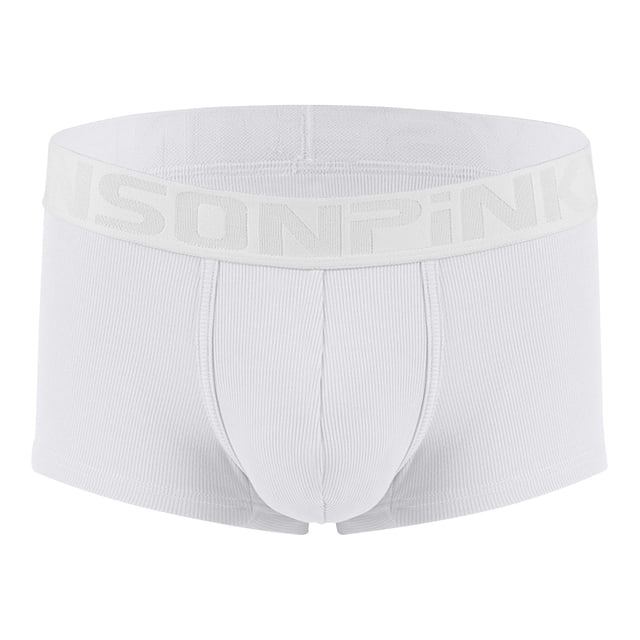 ylioge Mens Modal-Underwear Casual Ribbed Mid Waisted Soft Breathable Boxer Briefs Basic Solid Stretchy Comfort Loungewear Workout Underpants