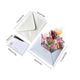thumbnail image 3 of Todaioua 3D Pop Up Flower Greeting Card with Envelope Interactive Congratulations Card for Mother's Day Graduation Anniversary Birthday Get Well Soon Thank You Card Handmade Paper Art Gift, 3 of 7