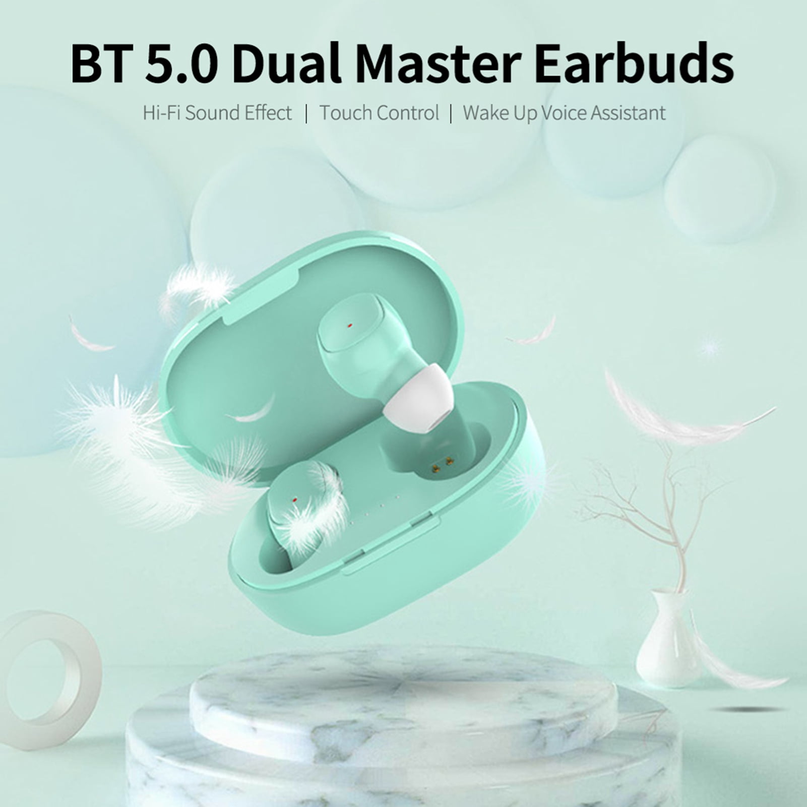 5.3 Wireless BT 5.3 Earbuds In Ear Sports Earbuds Lightweight Earphone for  HiFi Stereo Sound