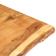 thumbnail image 2 of vidaXL Table Top Solid Acacia Wood 80x(50-60)x3.8 cm, 2 of 5