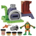 thumbnail image 4 of Play-Doh Teenage Mutant Ninja Turtles Slice & Blast Pizza Playset, Arts & Crafts for Kids 4+, 4 of 10