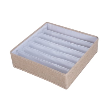 Boîte de Rangement pour sous-Vêtements de Tiroir, Boîte de Tri Pliable pour sous-Vêtements de Dortoir, Boîte de sous-Emballage en Tissu pour Garde-Robe