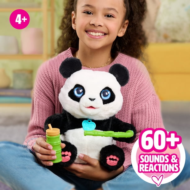 furReal Coco the Tumbling Panda, 60+ Sounds & Reactions, Toy for