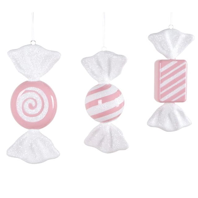 Vickerman MT227179 7.5-8 in. Candy Assortment, Pastel Pink - 3 per Bag