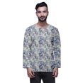 thumbnail image 1 of Atasi Indian Traditional Kurta For Men Keyhole Neck Short KurtaShirtFor Boys, 1 of 1
