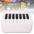 thumbnail image 4 of Haut-parleur BT Sans Fil, Piano Électronique Batterie Qualité Sonore Hi-Fi Ajustement Facile pour Fête Rassemblement Blanc, 4 of 7