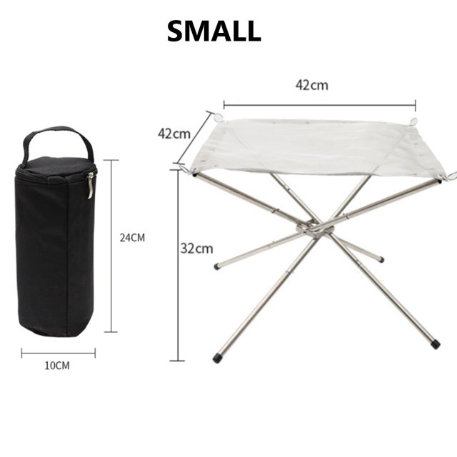 Disassemble Garden Backyard Heating Mesh Stainless Steel Outdoor Camping Campfire Fire Rack Foldable Mesh Fire Pit BBQ Tools Hot S Fire Rack