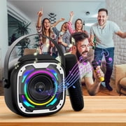 Chmadoxn Speaker Wireless Bluetooth Microphone Speaker Integrated Song Outdoor Portable Desktop Small Subwoofer Sound Bluetooth audio