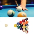 thumbnail image 4 of Resin Billiard Ball, Billiard Pool Ball Set, Durable for Game Rooms Bars, 4 of 7