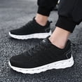 thumbnail image 2 of Running Tennis Shoes for Men Lightweight Breathable Mesh Lace up Driving Golf Nursing Work Sneakers, 2 of 4