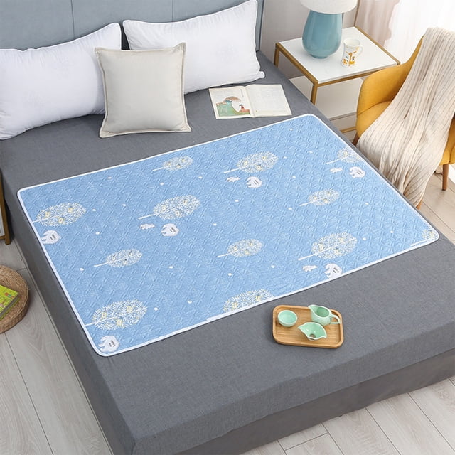 LSLJS Waterproof and Washable Bed Pads for Adults 59x39" Reusable Incontinence Bed Pads for Women, Elderly & Pet, Nursing Pads Incontinence Protection and Menstrual Use