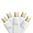 thumbnail image 1 of HUB Wide Angle Christmas Lights - 17.5ft White Wire - Warm White LED - 35ct, 1 of 3