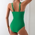 thumbnail image 4 of FcBaudy Womens Swimsuits One Piece Swimsuit Women Plus Size Swimsuit for Women Tankini Swimsuits for Women Women Summer Bikini Solid Color Mesh Patchwork Hollowed Out Swimsuit Women Swimsuit, 4 of 5