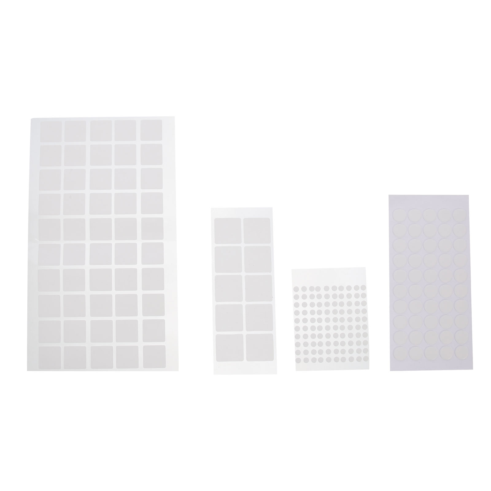 1ensemble DIY Points Adhésifs Double Face Amovibles Ronds Carrés Ruban Adhésif Double