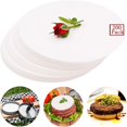 thumbnail image 1 of Djiypn Hamburger Patty Paper Round 4.5 Inch, Baking Parchment Set of 200, Non Stick Patty Paper Sheets for Burger Press, Patty Serperate and Cake Baking, 1 of 9