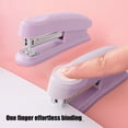 thumbnail image 4 of Maplenight ABS Stapler Compact Portable Office Student Stationery Macaron Colored Medium Size 50 Sheets Capacity, 4 of 6