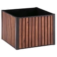thumbnail image 1 of Grapevine Slat Wood Planter, Rectangular, 23.6IN, 1 of 7