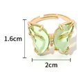 thumbnail image 4 of TopLLC Rings Color Transparent Live Mouth Ring Female Ins Net Red Girl Fashion Ring Live ring, 4 of 4