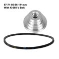 thumbnail image 1 of MYG Pagoda Pulley Wheel V Type Belt Set Transmission Wheel for Benchtop Drill Press, 1 of 9