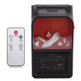 thumbnail image 3 of Fireplace Heater,Flame Heater Mini 1000W Electric Fireplace Heater Portable Fireplace Heater Solid Performance, 3 of 10