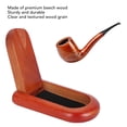 thumbnail image 3 of Foldable Pipe Holder Small Portable Wooden Folding Single Stand For Smoking Pipe Display Sturdy And Durable, 3 of 8