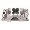 thumbnail image 2 of Edelbrock 2970 Intake Manifold Super Victor For Use With Small Block Chevy Engine; Carbureted; 4500 Flange; Single Plane; 3500-8000 RPM Range; Satin; Aluminum, 2 of 4