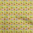 thumbnail image 1 of oneOone Georgette Viscose Pink Fabric Fruits Craft Projects Decor Fabric Printed By The Yard 42 Inch Wide, 1 of 3