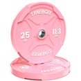 thumbnail image 1 of Synergee Bumper Plates – Durable Olympic Weight Plates, Low-Bounce Rubber for Strength Training, Powerlifting, and Functional Workouts., 1 of 6