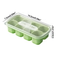 thumbnail image 3 of Amzcrzy Ice Cube Tray Ice Block Home Homemade Ice Ice Cream Refrigerator Ice Block Ice Box Ice Block Maker Food Grade Ice Mold Apartment Essentials Ice Tray, 3 of 6