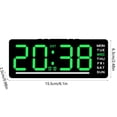 thumbnail image 3 of Alarm Clock under $5! CQCYD Digital Alarm Clock, Multi-Functional LED Clock with Date Temperature, Battery or Electric Powered, Bedside Desk Clock, 3 of 6