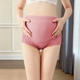 thumbnail image 1 of High Waist Maternity Underwear with Bump Support Soft Breathable Ribbed Stretch Adjustable Lace Trim Comfortable Seamless Postpartum Belly Band for Pregnancy, 1 of 7
