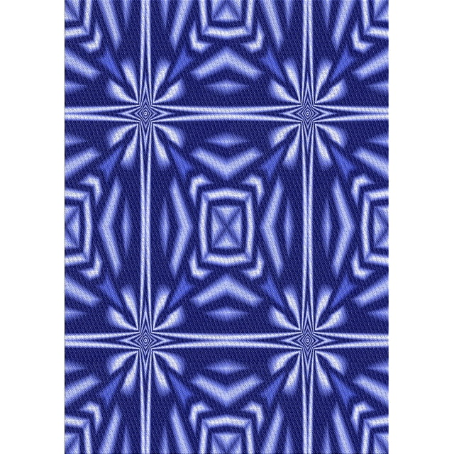 Ahgly Tapis Rectangulaire Lavable en Machine Intérieur Transitionnel Bleu Ciel, 2 Pieds x 4 Pieds