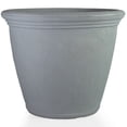 thumbnail image 1 of Sunnydaze Weather-Resistant Double-Walled Anjelica Outdoor Flower Pot Planter - 24" - Light Gray Finish, 1 of 10