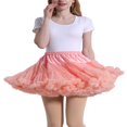 thumbnail image 2 of Jupe Mini Plissée en Tulle Uni Multi-Couches pour Femmes, Fête, Club, Cosplay, 2 of 8