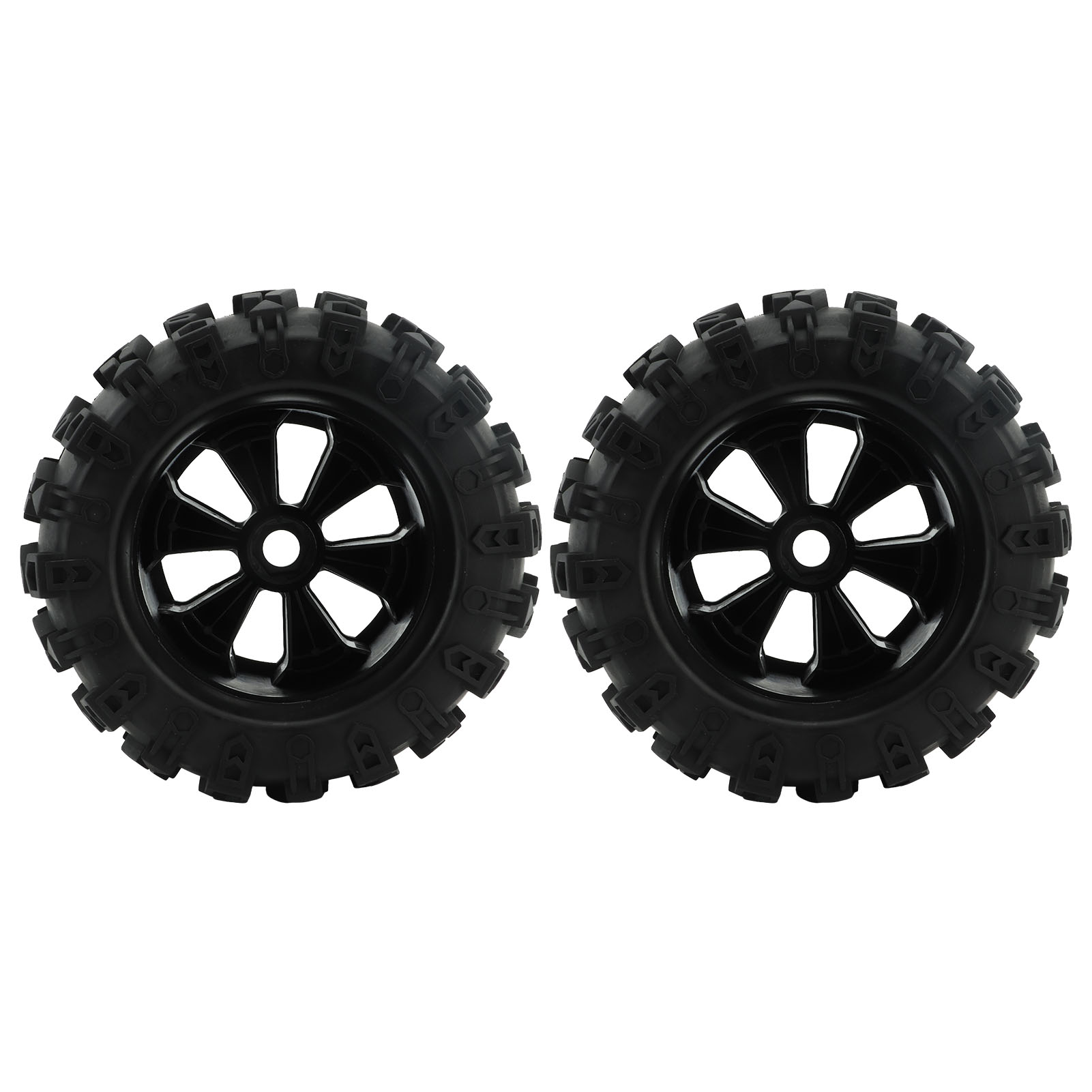 Vobor 2Pcs RC Car Rubber Tire Replacement Strong Grip 170mm Diameter RC Rubber Tires for ZD Racing 08427 1/8 RC Car