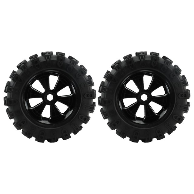 Vobor 2Pcs RC Car Rubber Tire Replacement Strong Grip 170mm Diameter RC Rubber Tires for ZD Racing 08427 1/8 RC Car
