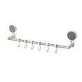 thumbnail image 2 of Tyidzon Towel Racks for Bathroom Non Perforated Stainless Steel Towel Rack Singles Pole Bathroom Suction Cup Storage Rack with Hooks Kitchens Towel Rack, 2 of 6