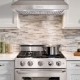 thumbnail image 2 of Cosmo UC30 30-Inch Under-Cabinet Range Hood and Over Stove Vent Light, Silver, 2 of 5