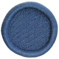 thumbnail image 2 of Natural Geo Tabouret d'Appoint en Moray - Tissé à la Main Bleu, 2 of 5