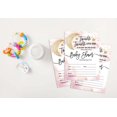 thumbnail image 4 of Inkdotpot 30Gender Reveal Baby Shower Invitation Cards Twinkle Twinkle Little Star Fill In Blank Invites, 4 of 7
