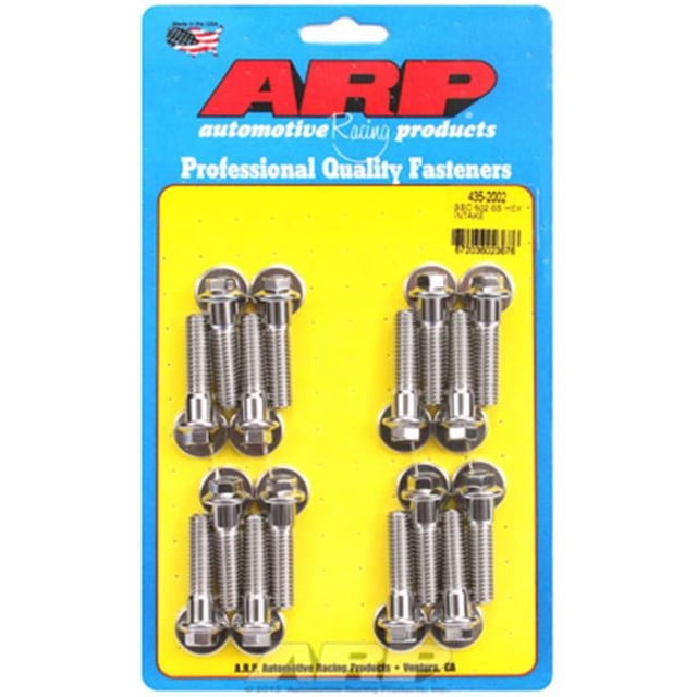 ARP 4352002 Bb Chevy 502 Kit de Boulon de Collecteur d'Admission en Acier Inoxydable Hexagonal